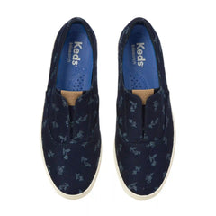 Champion Round Toe Chambray Floral Jacquard Slip-On