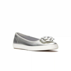 Maisie Ballet Metallic Leather Flower Applique