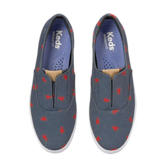 Champion Round Toe Nautical Canvas Slip-On
