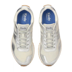 Rena Metallic Leather Lace-Up
