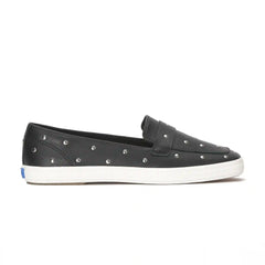 Square Toe Loafer Leather Studs