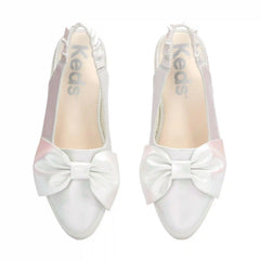 Point Slingback Leather Bow Celebrations