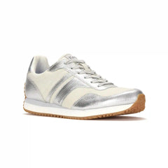 Rena Metallic Leather Lace-Up