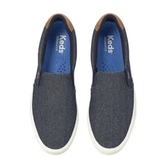 Pursuit Herringbone Chambray Slip-On