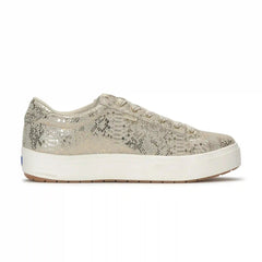 Park Metallic Snake Suede Lace Up