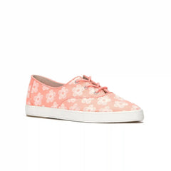 Champion Point Low Wave Canvas Floral Embroidery Lace-Up