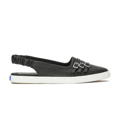 Point Slingback Leather Deco Buckles