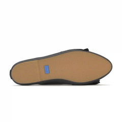 Point Slingback Leather Bow