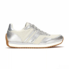 Rena Metallic Leather Lace-Up