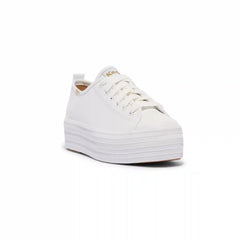 Triple Up Leather Lace-Up