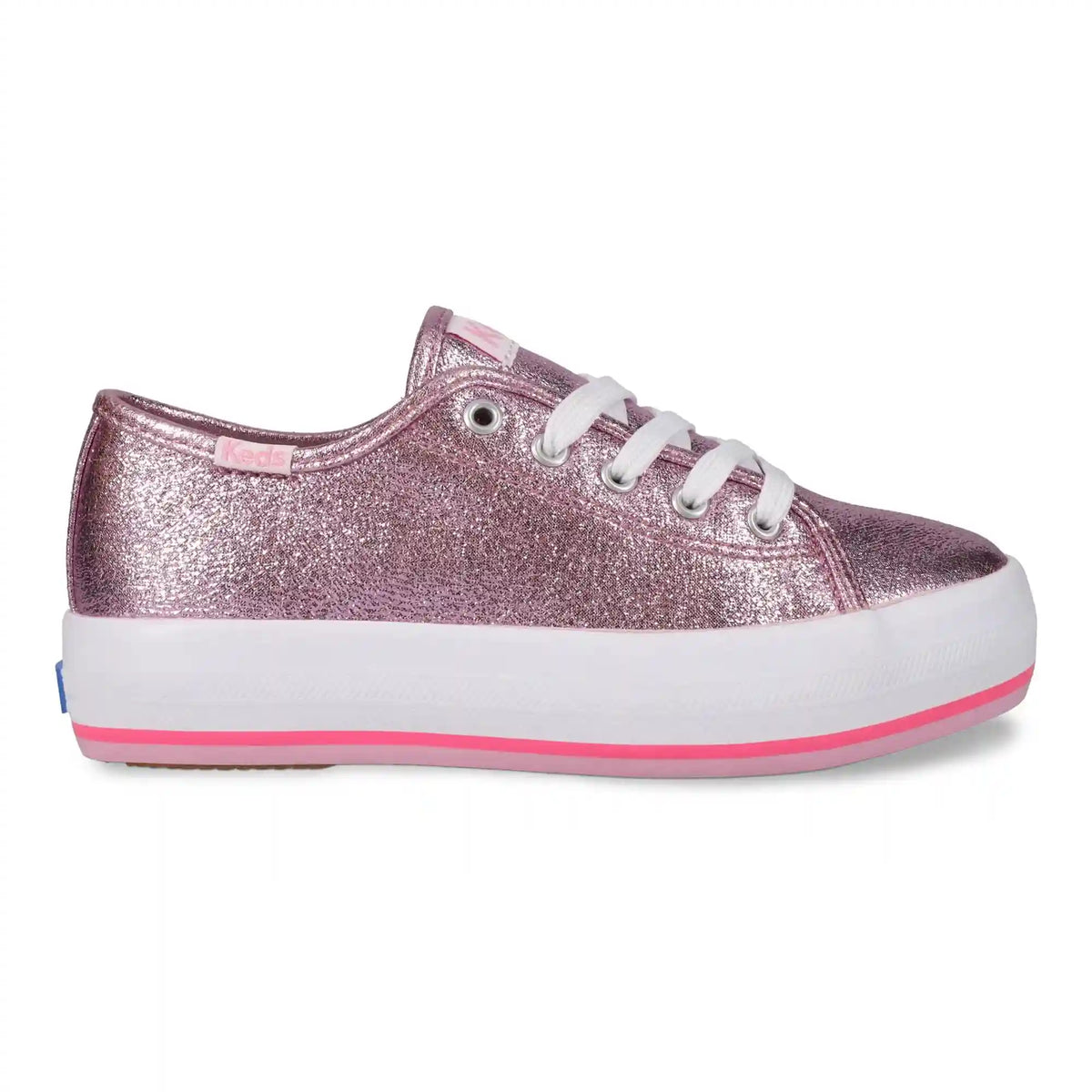 Big Kids Triple Up Bottom Stripe Lace Up