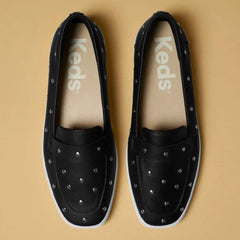 Square Toe Loafer Leather Studs