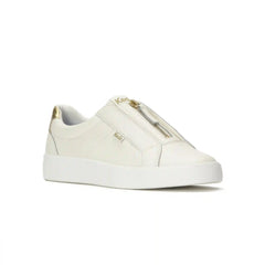 Pursuit Zip Leather Metallic Heel