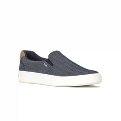 Pursuit Herringbone Chambray Slip-On