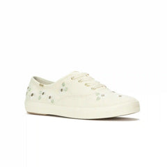 Champion Canvas Floral Embroidery Lace-Up