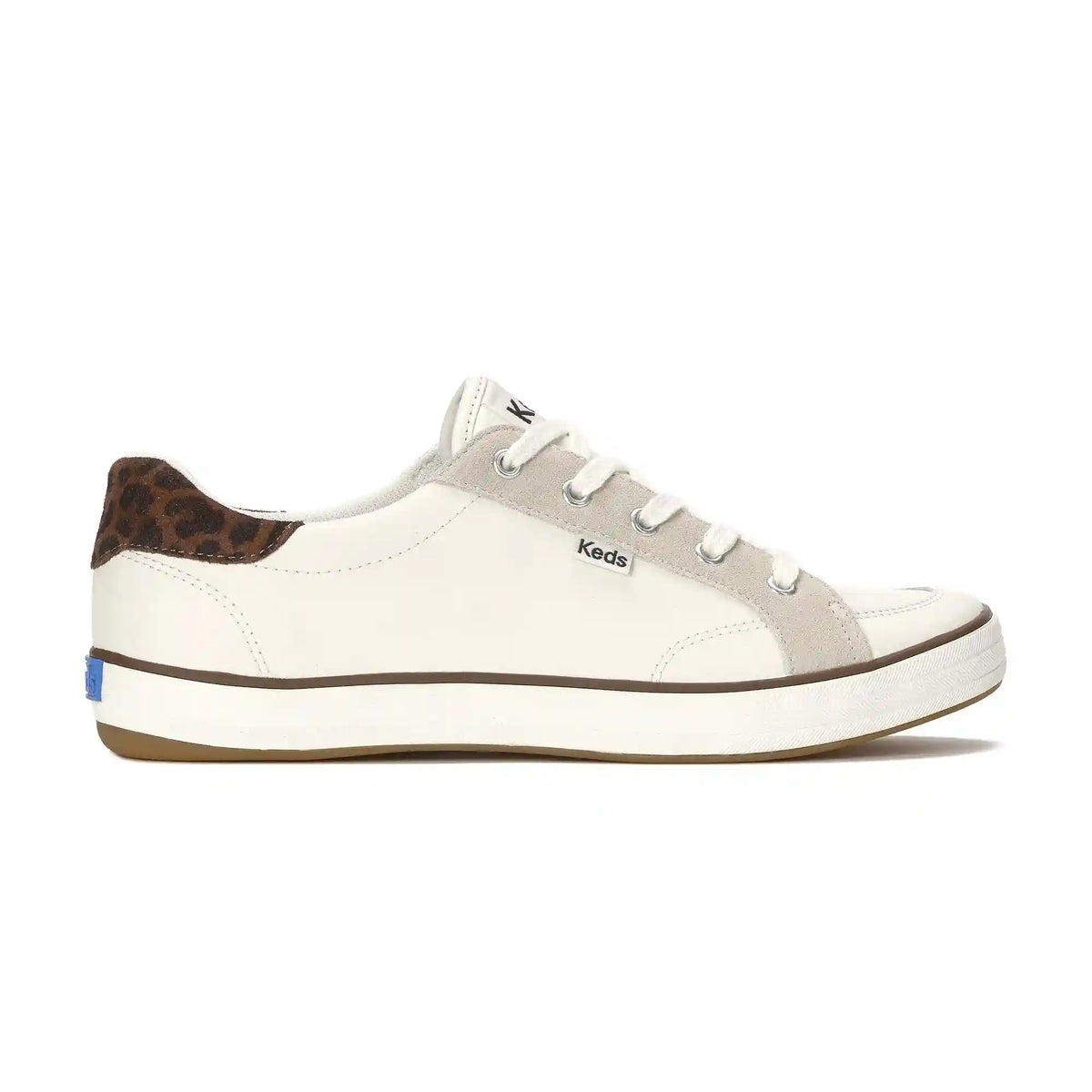 Center III Leather/Suede Jaguar Heel Lace-Up
