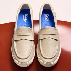 Center III Metallic Suede Loafer