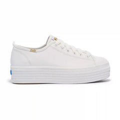 Triple Up Leather Lace-Up
