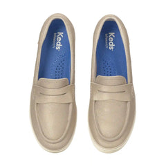 Center III Metallic Suede Loafer