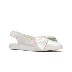 Point Slingback Leather Bow Celebrations
