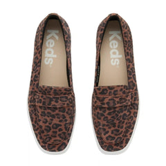 Square Toe Loafer Jaguar Printed Suede