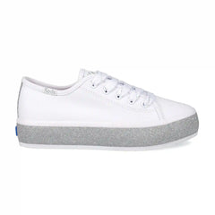 Big Kids Triple Up Glitter Foxing Lace Up