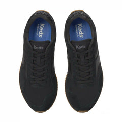 Rena Nylon/Suede Snake Heel Lace-Up