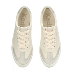 Jump Kick T-Toe Leather/Glitter Suede Lace Up