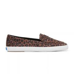 Square Toe Loafer Jaguar Printed Suede