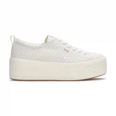 Skyler Daisy Eyelet Lace Up