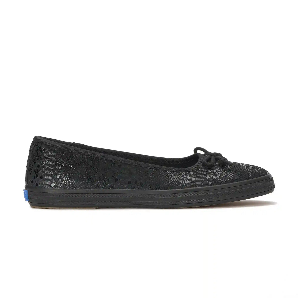 Maisie Ballet Metallic Foil Snake Leather