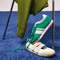 Revival Nylon/Suede Lace-Up