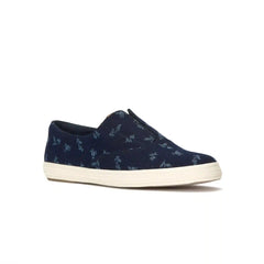 Champion Round Toe Chambray Floral Jacquard Slip-On