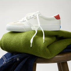 Jump Kick T-Toe Leather/Suede Lace-Up