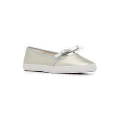 Square Toe Mary Jane Leather Mini Bow