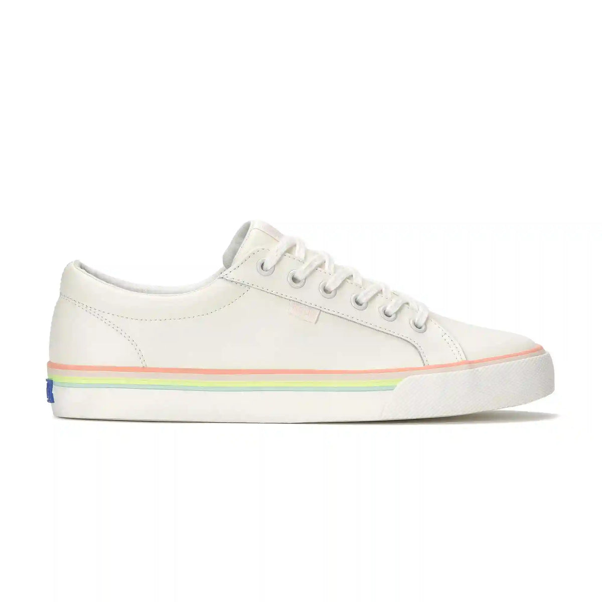 Jump Kick Leather Foxing Stripe Lace-Up
