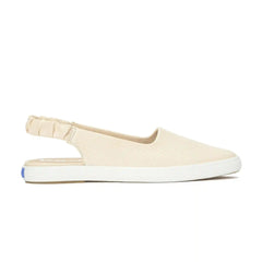 Point Slingback Basketweave Emboss Leather