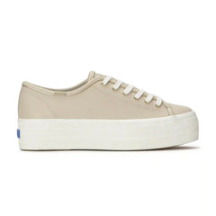 Triple Up Leather Lace Up