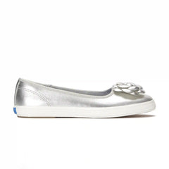 Maisie Ballet Metallic Leather Flower Applique