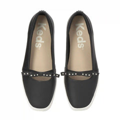 Square Toe Mini Bow Leather