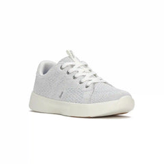 BlissWalk Metallic Knit Lace-Up