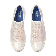 Triple Up Pearlized Leather Ballet
