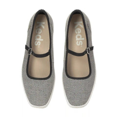 Square Toe Mary Jane Dalmata Leather