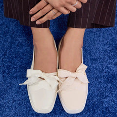 Square Toe Ballet Leather